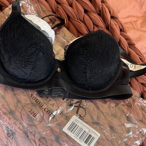 Soma black 32B lace bra